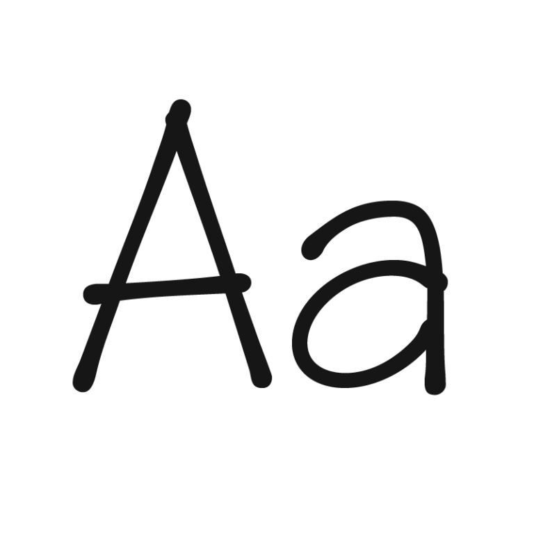 Skriva handwriting font